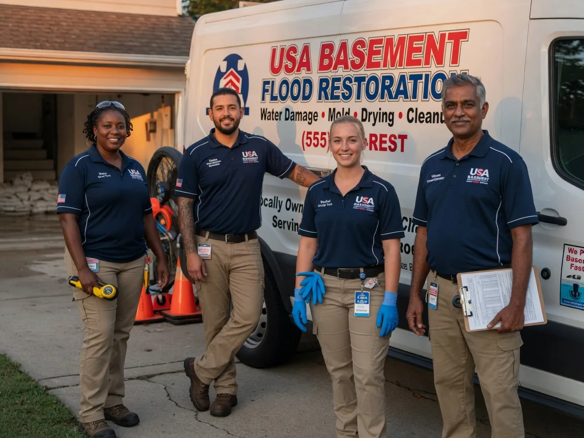 Basement Flood Cleanup company in Radom, IL